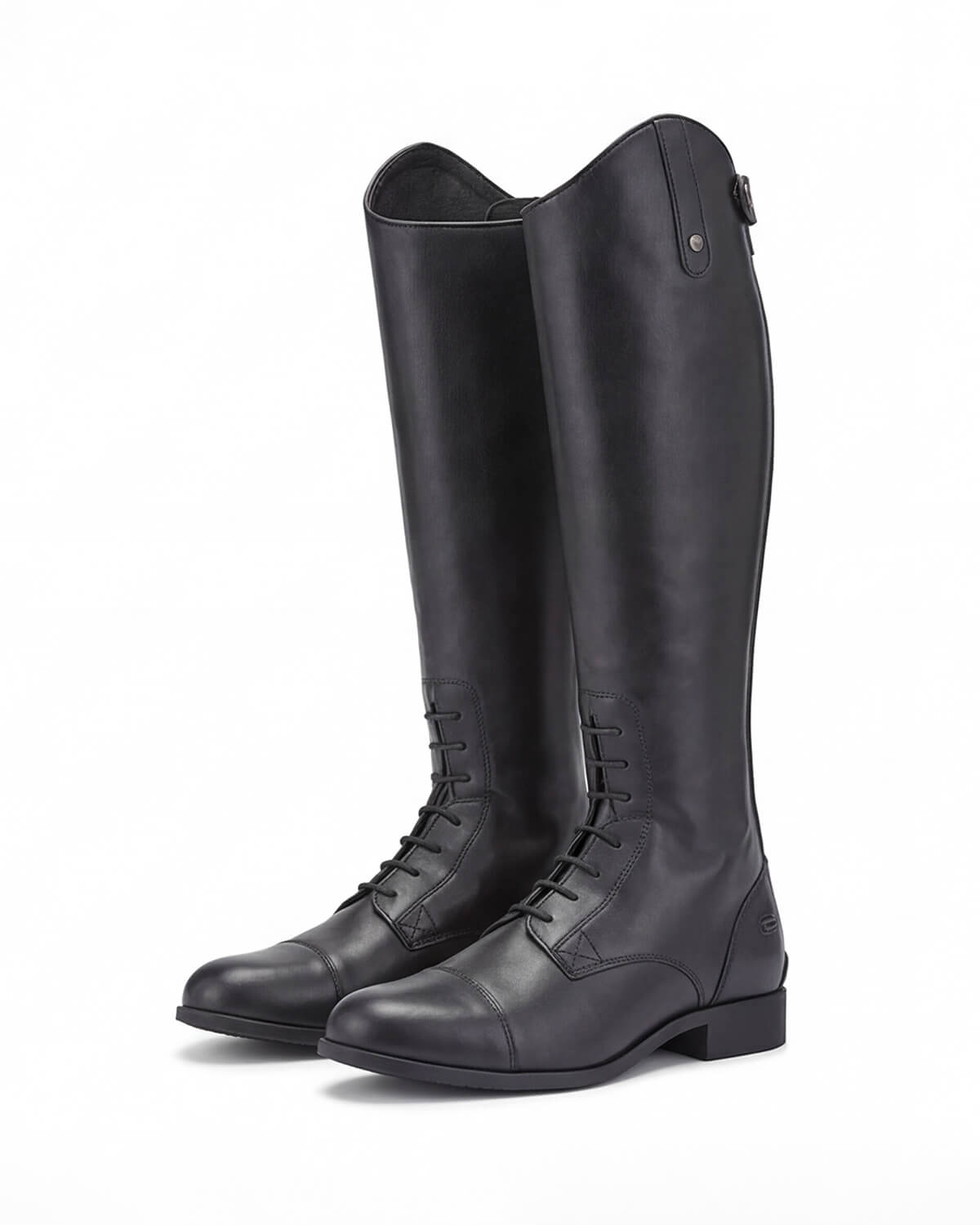 Tall Equestrian Riding Boots with Back Zipper