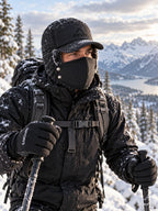 Winter Pilot Hat, Face Mask & Touchscreen Gloves Set