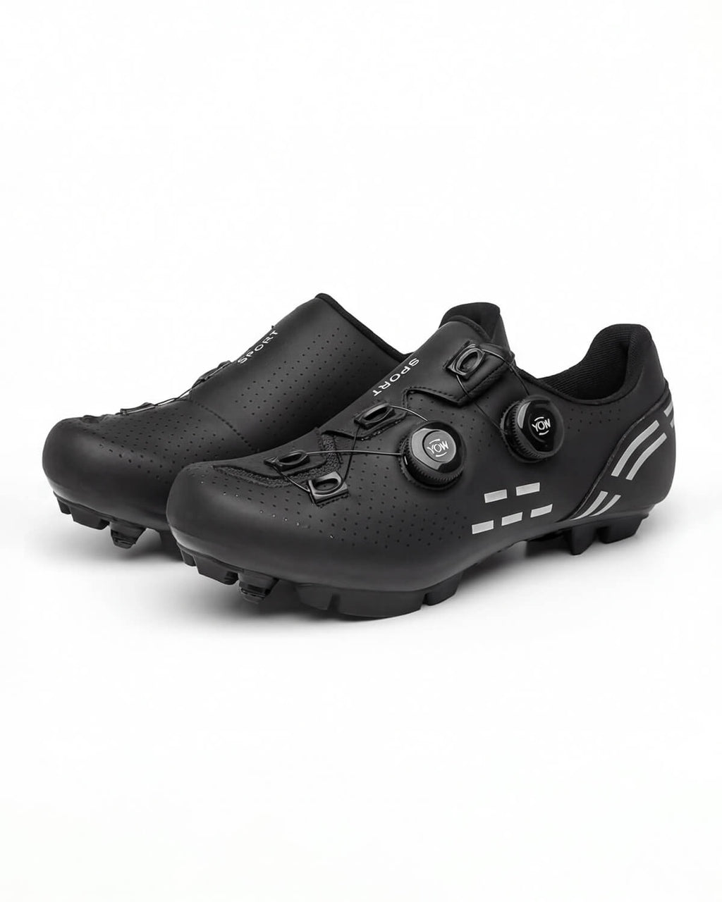 Cycling Shoes with Dual Dial Fit and Cleat Sole