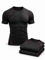 Men's Short Sleeve Compression Shirts 3-Pack