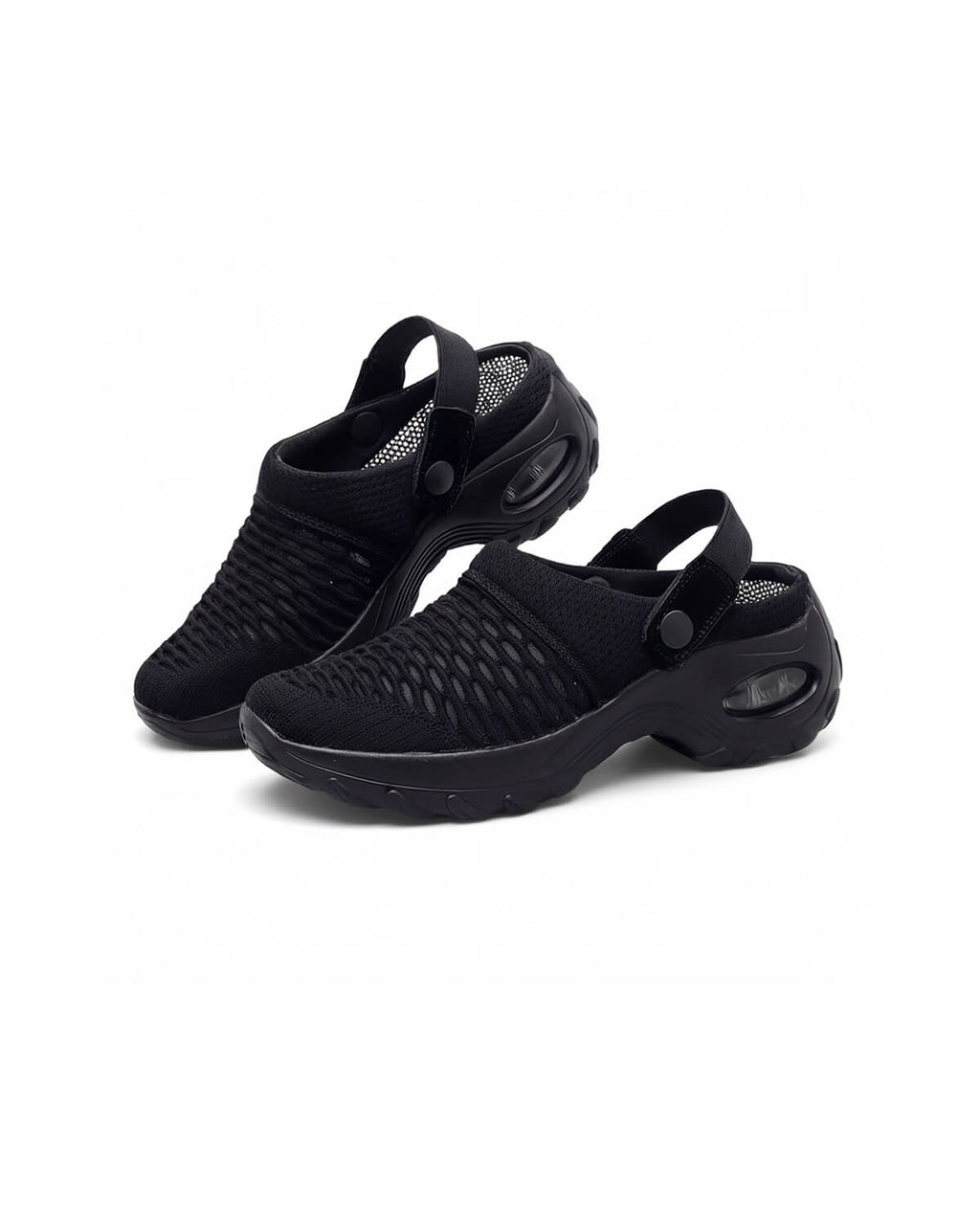 Arch Support Clog Shoes with Heel Strap