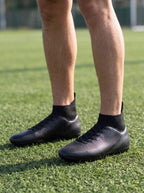 Soccer Cleats with Sock-Fit Collar and Molded Studs