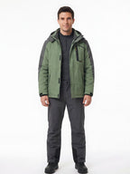 Insulated Waterproof Hooded Ski Jacket