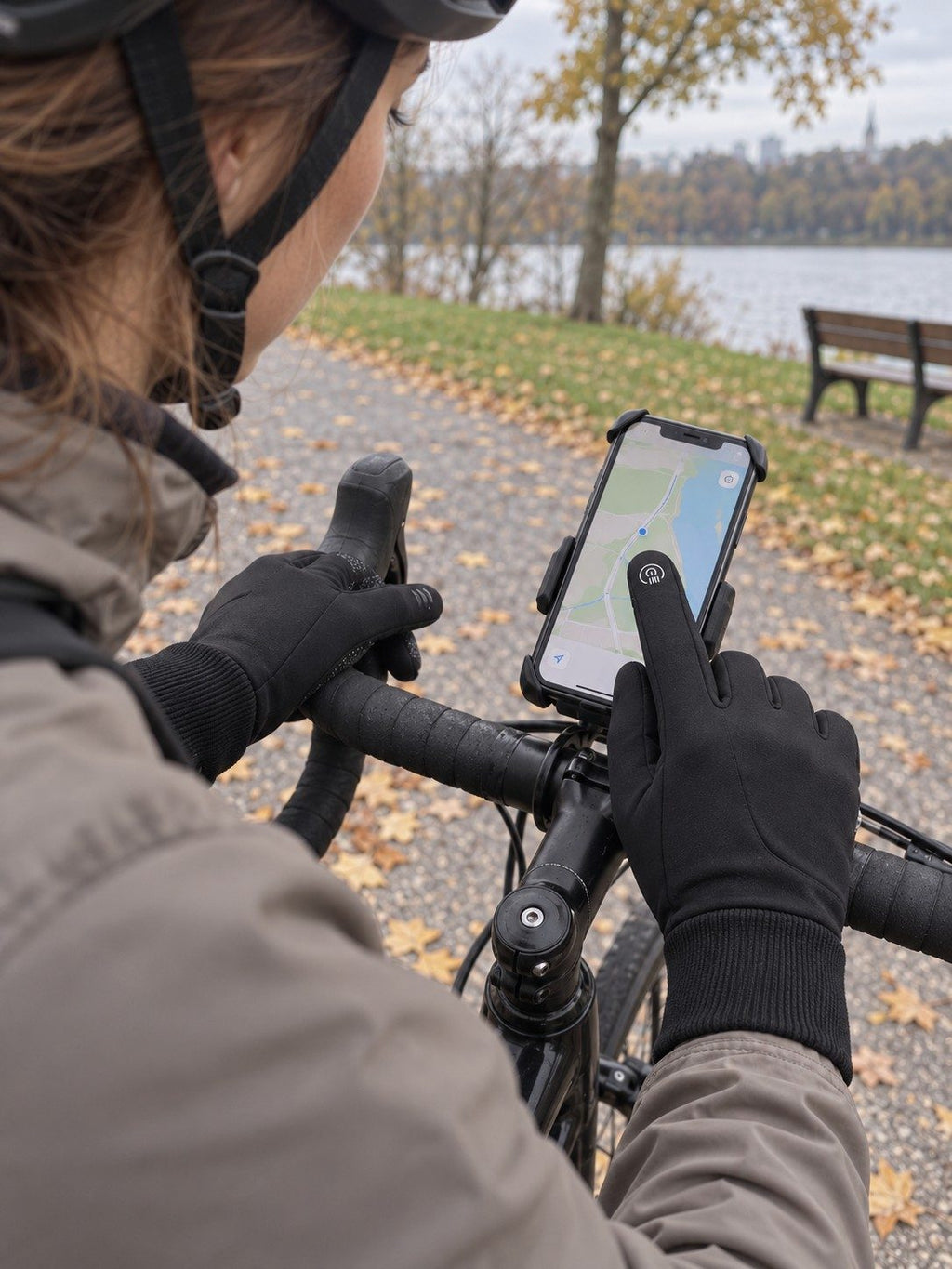 Full-Finger Touchscreen Gloves with Grip