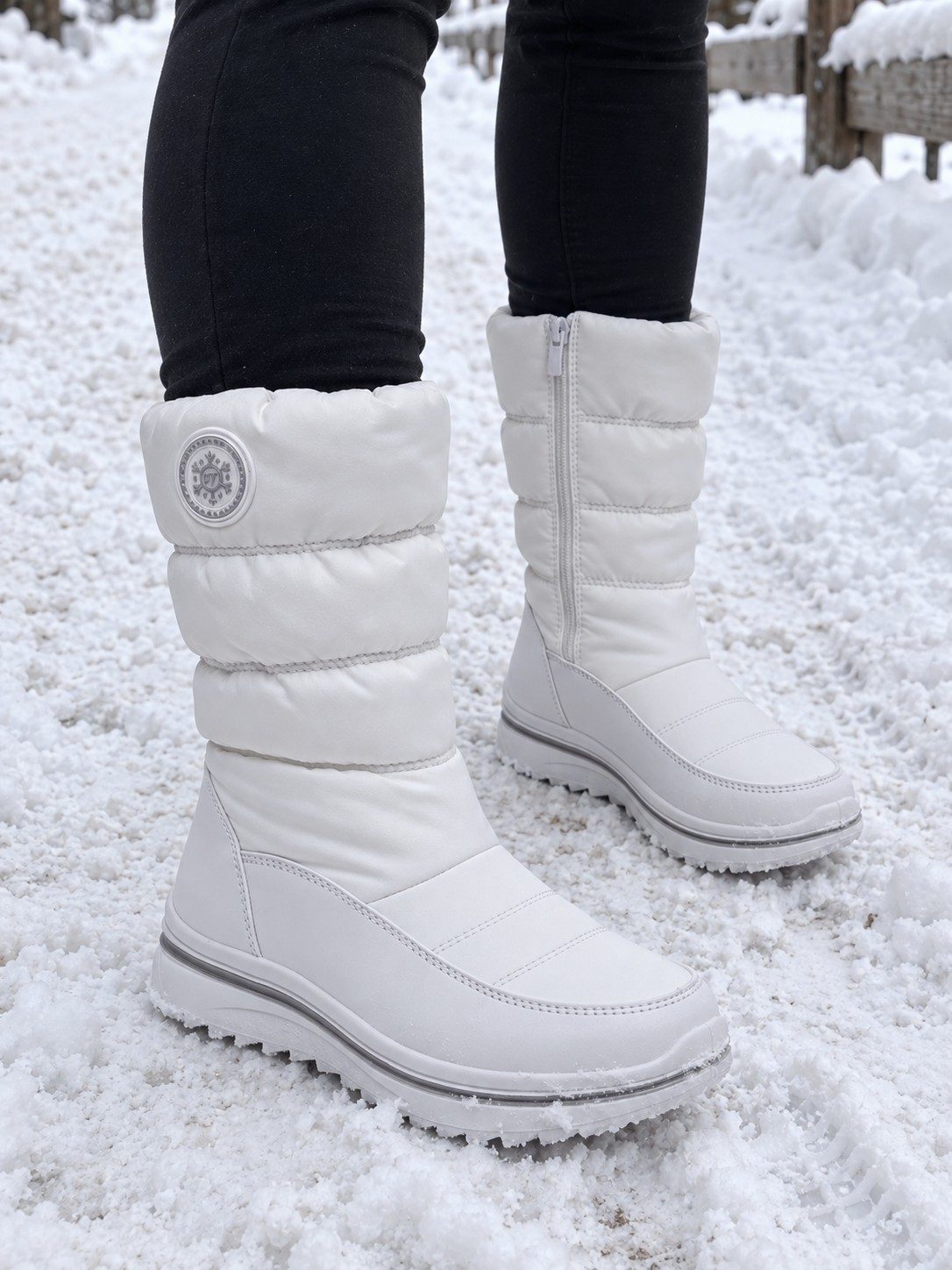 Women's Insulated Mid-Calf Winter Snow Boots