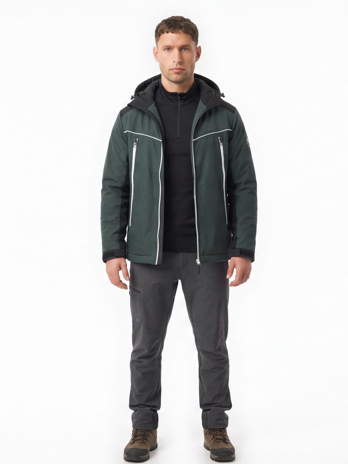 Insulated Hooded Winter Jacket