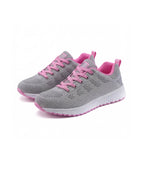 Women’s Lightweight Knit Training Sneakers with Lace-Up Fit