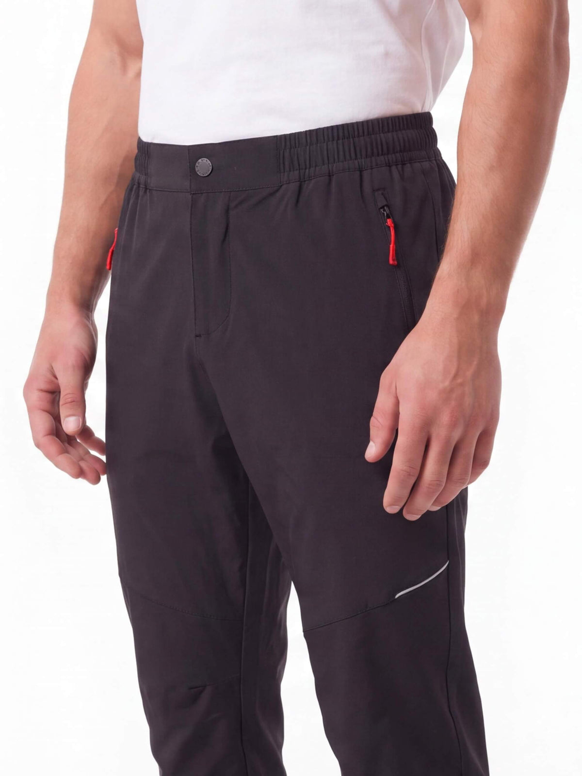 Men’s Full-Length Cycling Pants with Reflective Details
