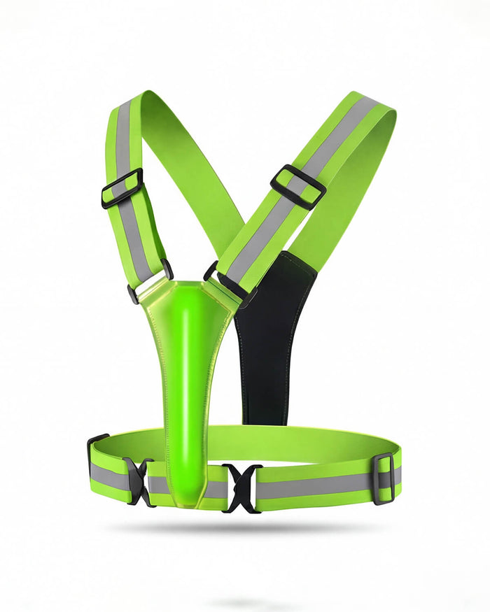 USB Rechargeable LED Reflective Running Safety Vest
