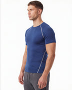 Men's Compression Training Shirt with Raglan Sleeves