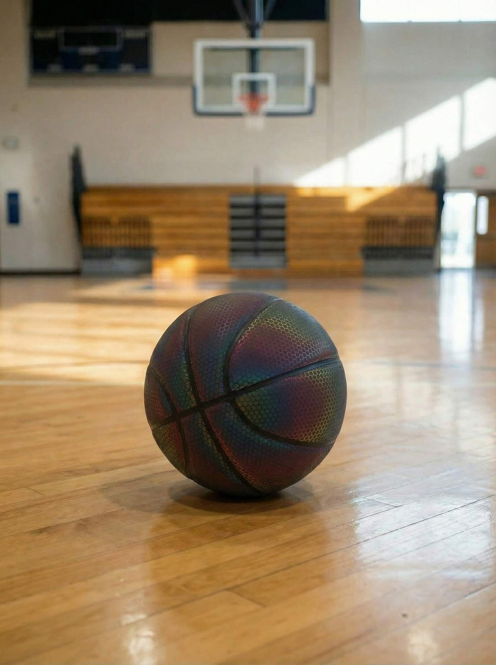 Reflective Luminous Basketball for Training and Play