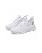 Lightweight Knit Walking Sneakers with Heel Pull-Tab