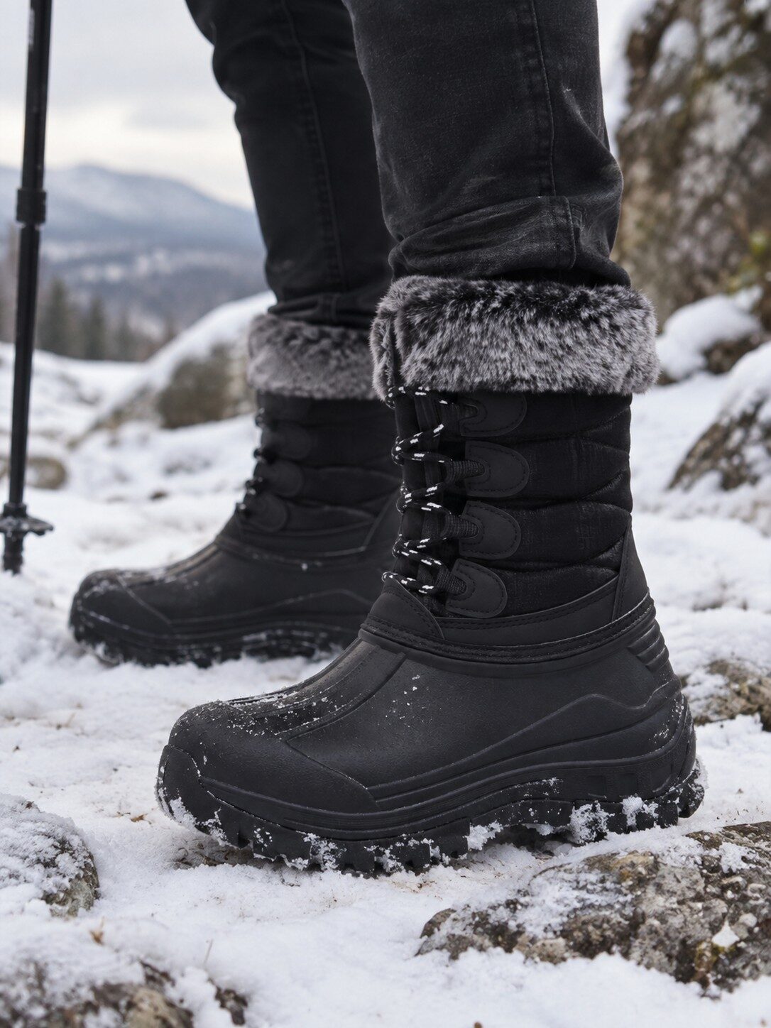 Waterproof Insulated Winter Hiking Boots