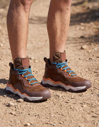 Trail Hiking Boots with Padded Tongue and Layered Support