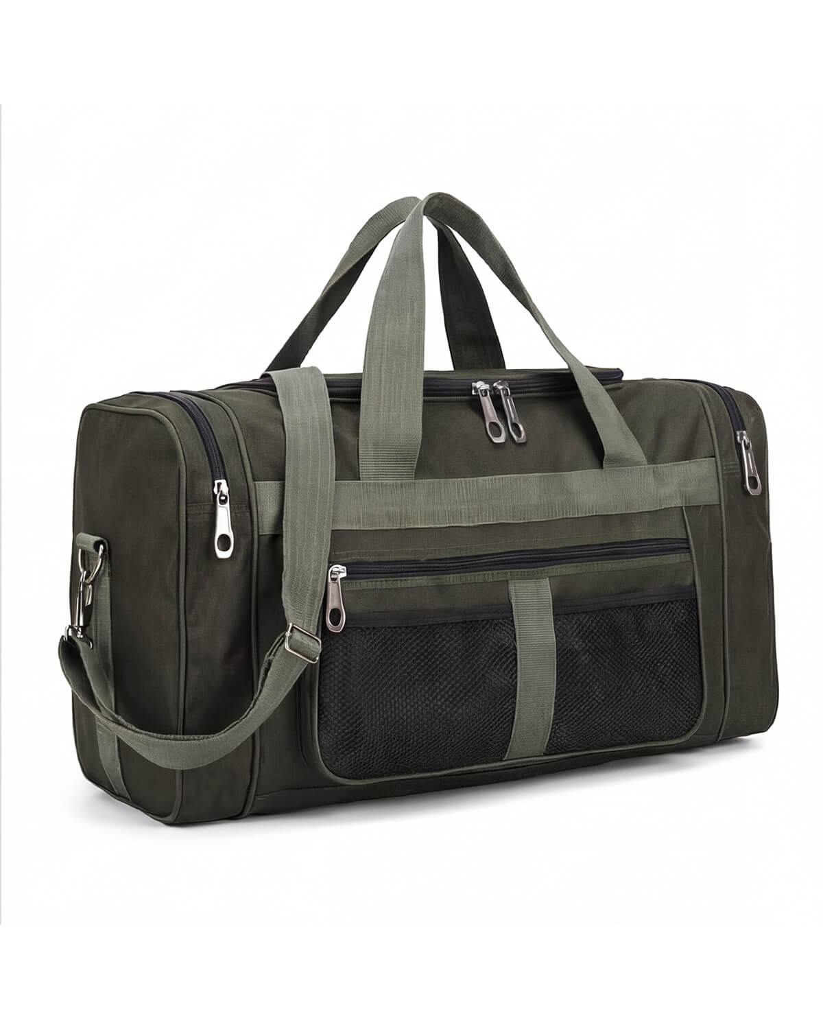 Sports Duffel Bag with Shoulder Strap and Multi Pockets