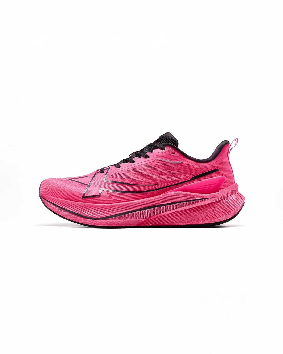 Cushioned Lace-Up Performance Running Shoes