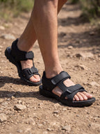 Outdoor Sport Sandals with Adjustable Strap Closures