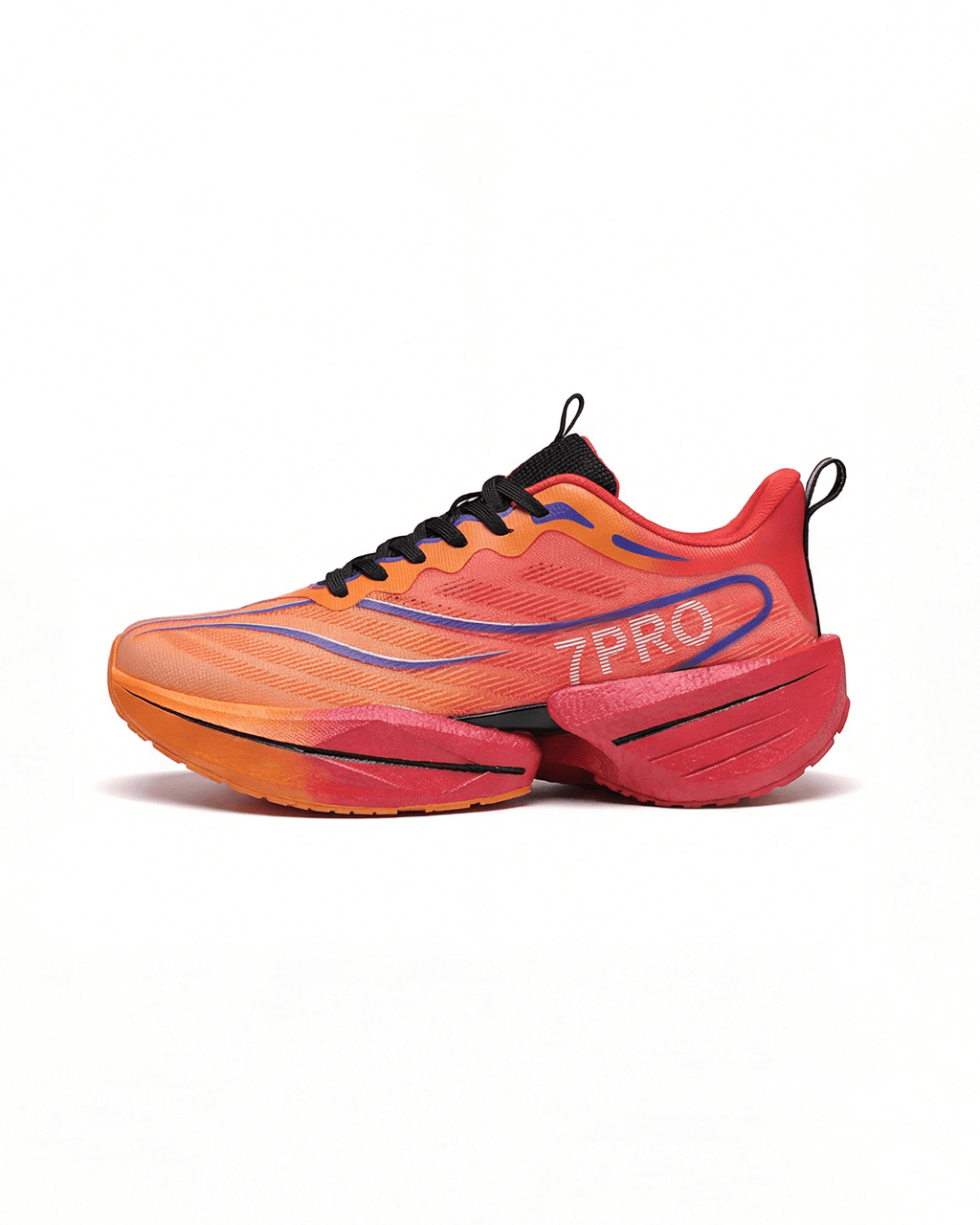 Lightweight Lace-Up Running Shoes with Cushioned Midsole
