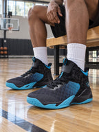 Mid-High Basketball Shoes with Adjustable Ankle Strap