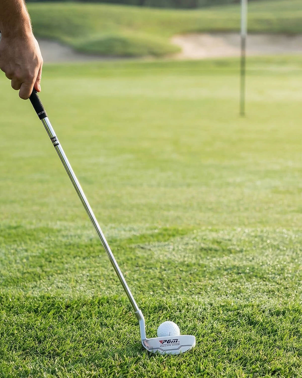 Golf Chipper Club for Short Game with Alignment Lines