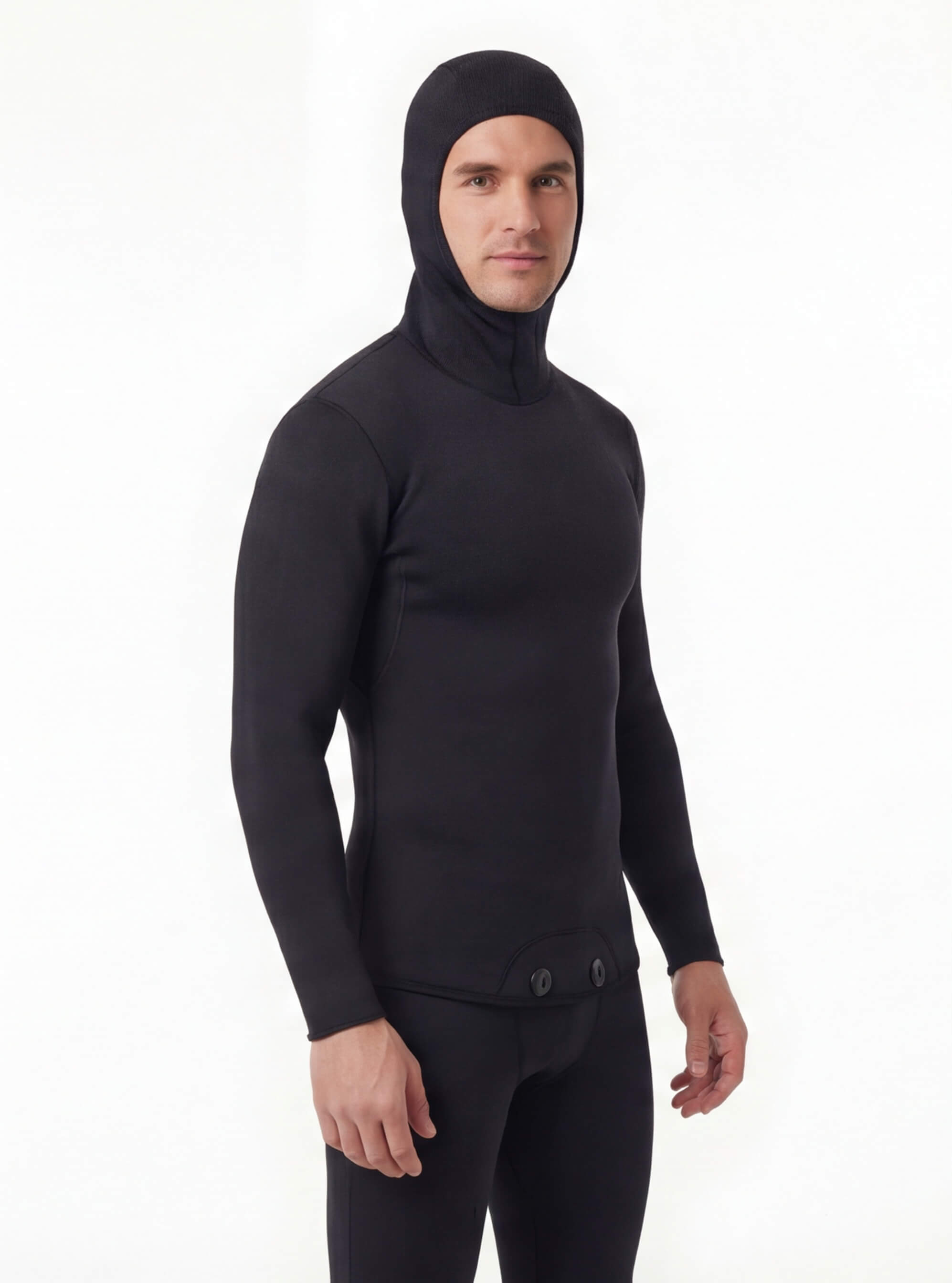 Men’s 3mm Hooded Split Wetsuit Top and Pants