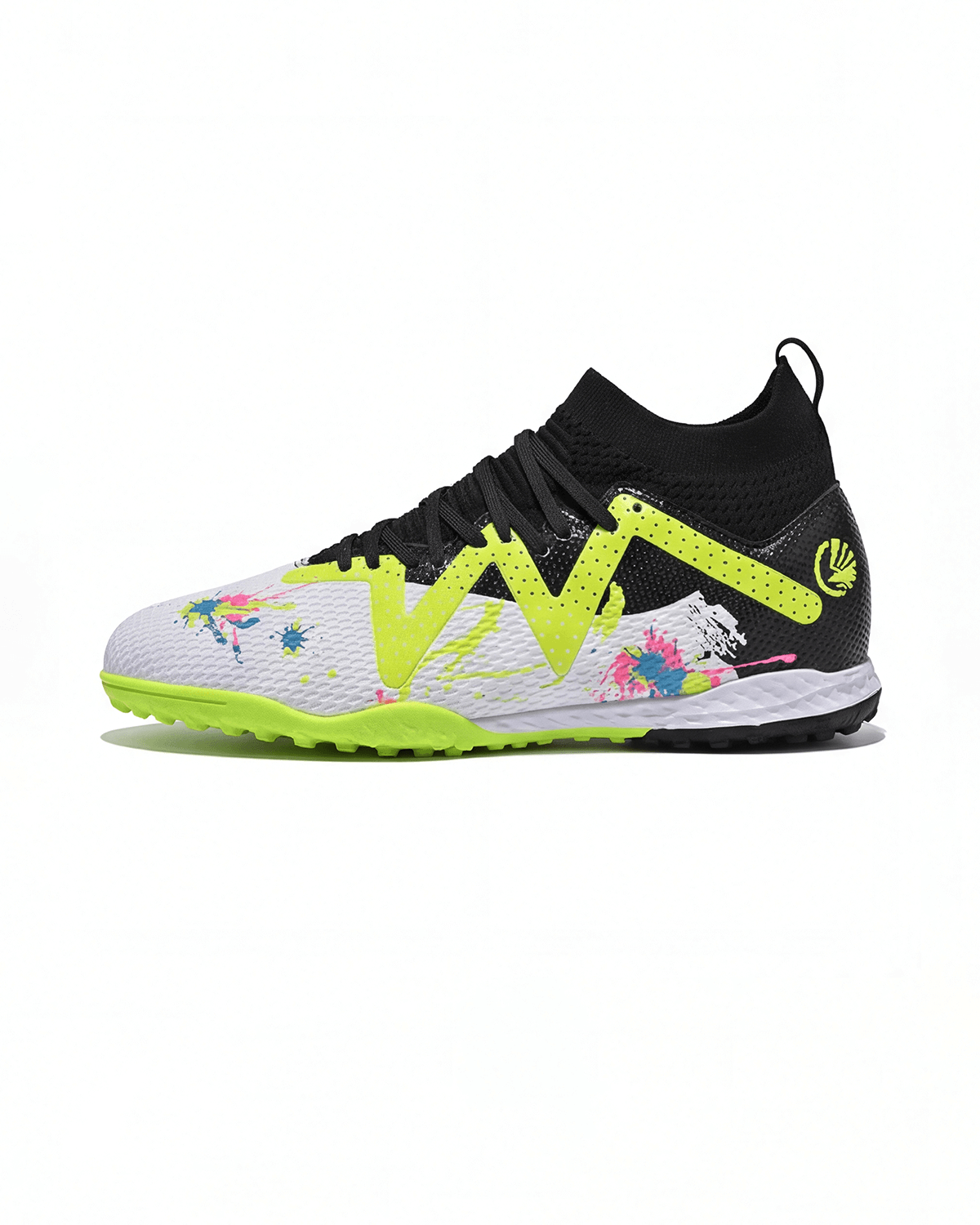 Soccer Turf Cleats with Sock Collar and Grip Sole