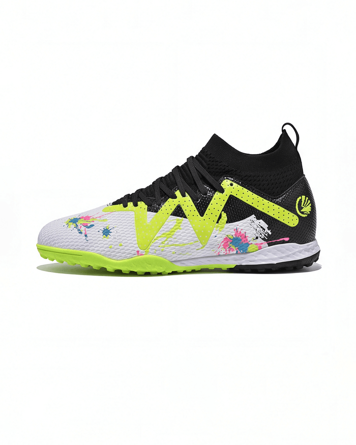 Soccer Turf Cleats with Sock Collar and Grip Sole