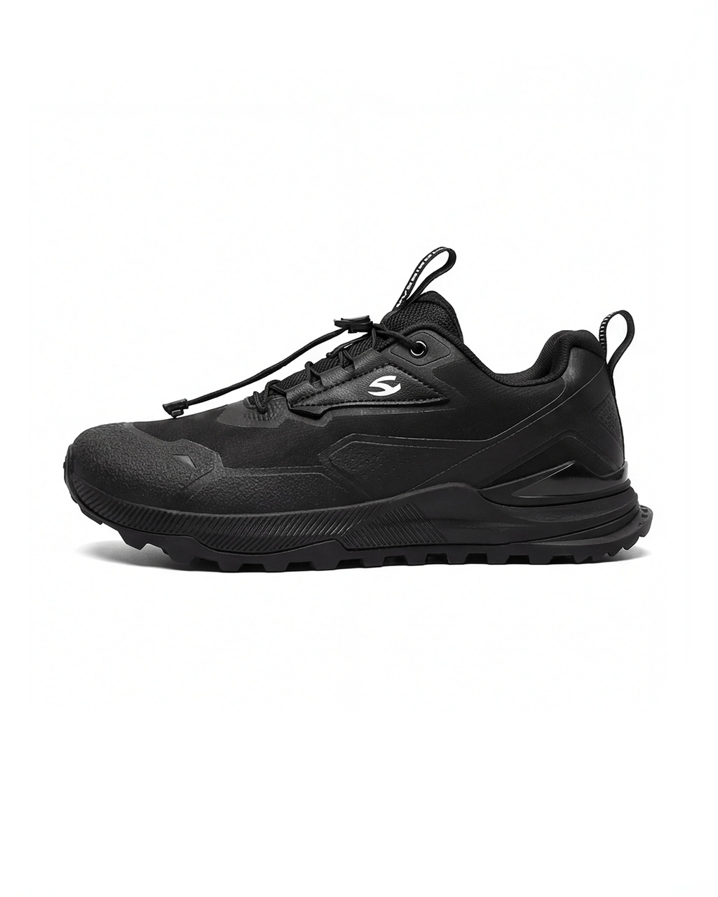 Hiking Sneakers with Quick-Lock Lace and Rugged Tread