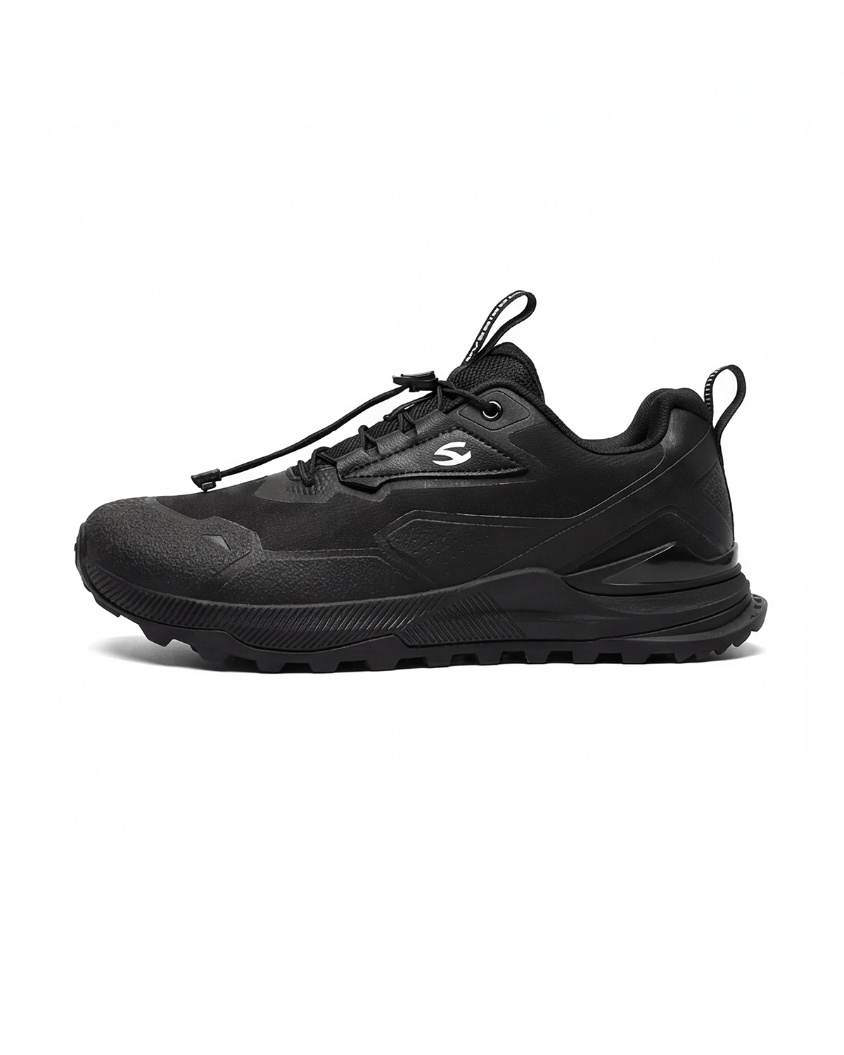 Hiking Sneakers with Quick-Lock Lace and Rugged Tread