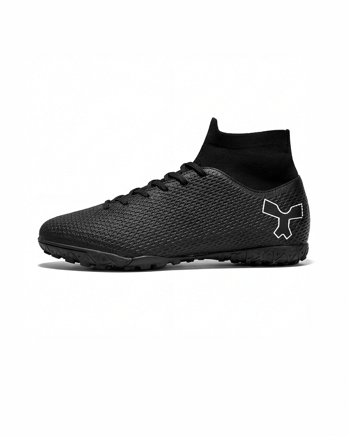Soccer Turf Cleats with Sock Collar and Grip Sole