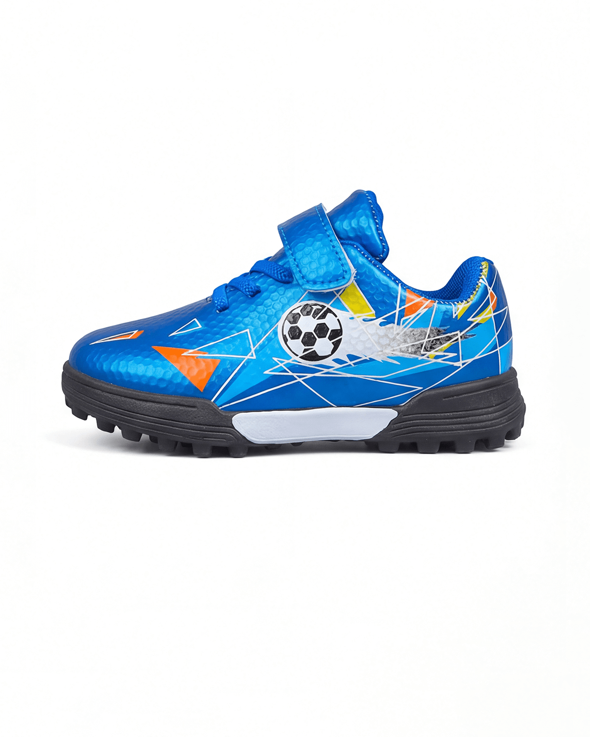Kids Turf Soccer Shoes with Strap and Laces