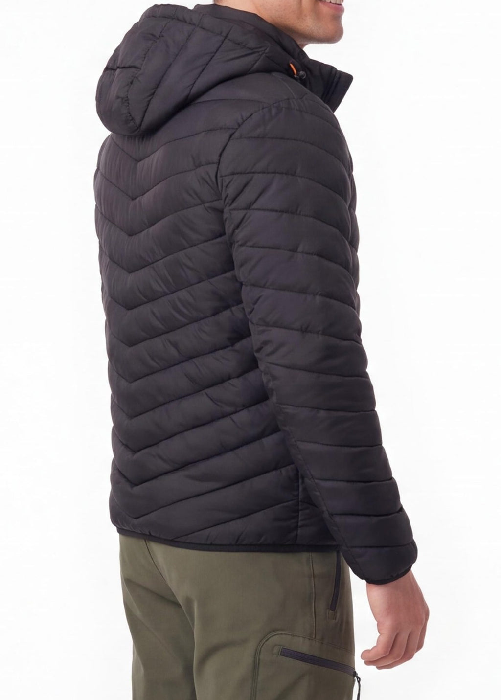 Hooded Quilted Insulated Jacket
