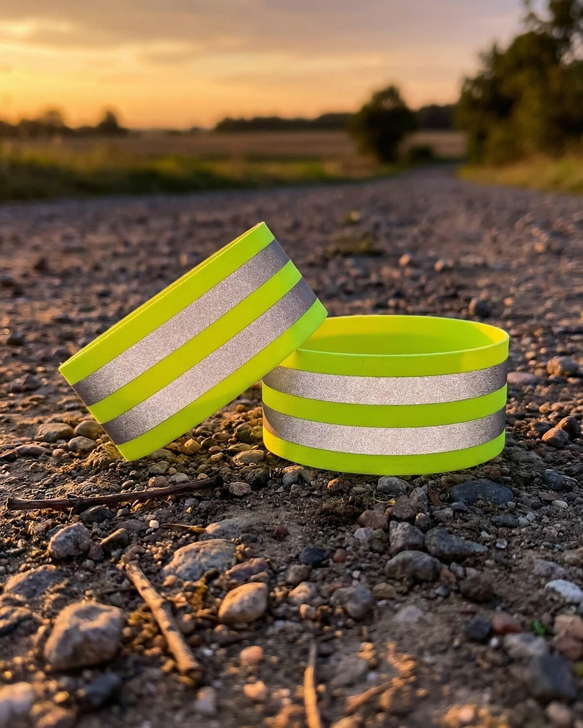 Reflective Safety Bands 2-Pack for Arms and Ankles