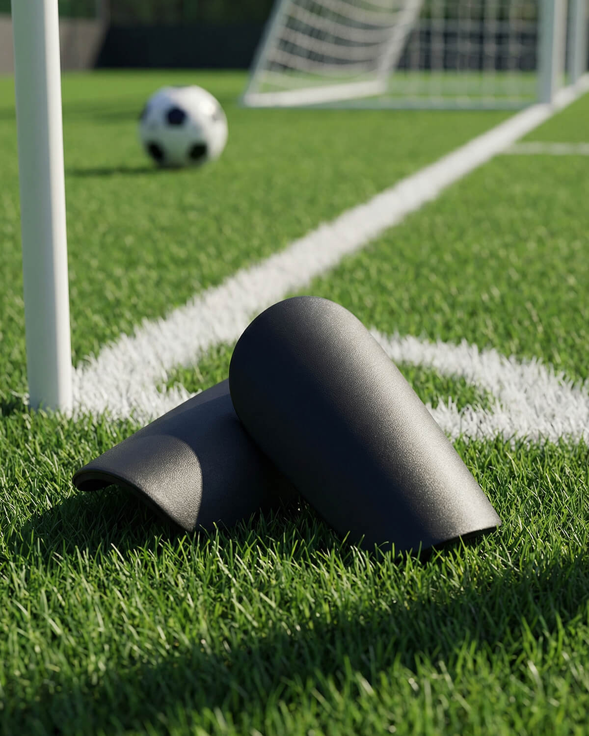 Mini Soccer Shin Guards with Low-Profile Shell
