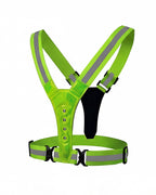 LED Reflective Running Vest with Adjustable Straps