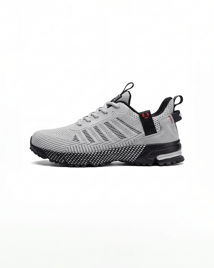 Men’s Lace-Up Knit Training Sneakers with Grip Sole