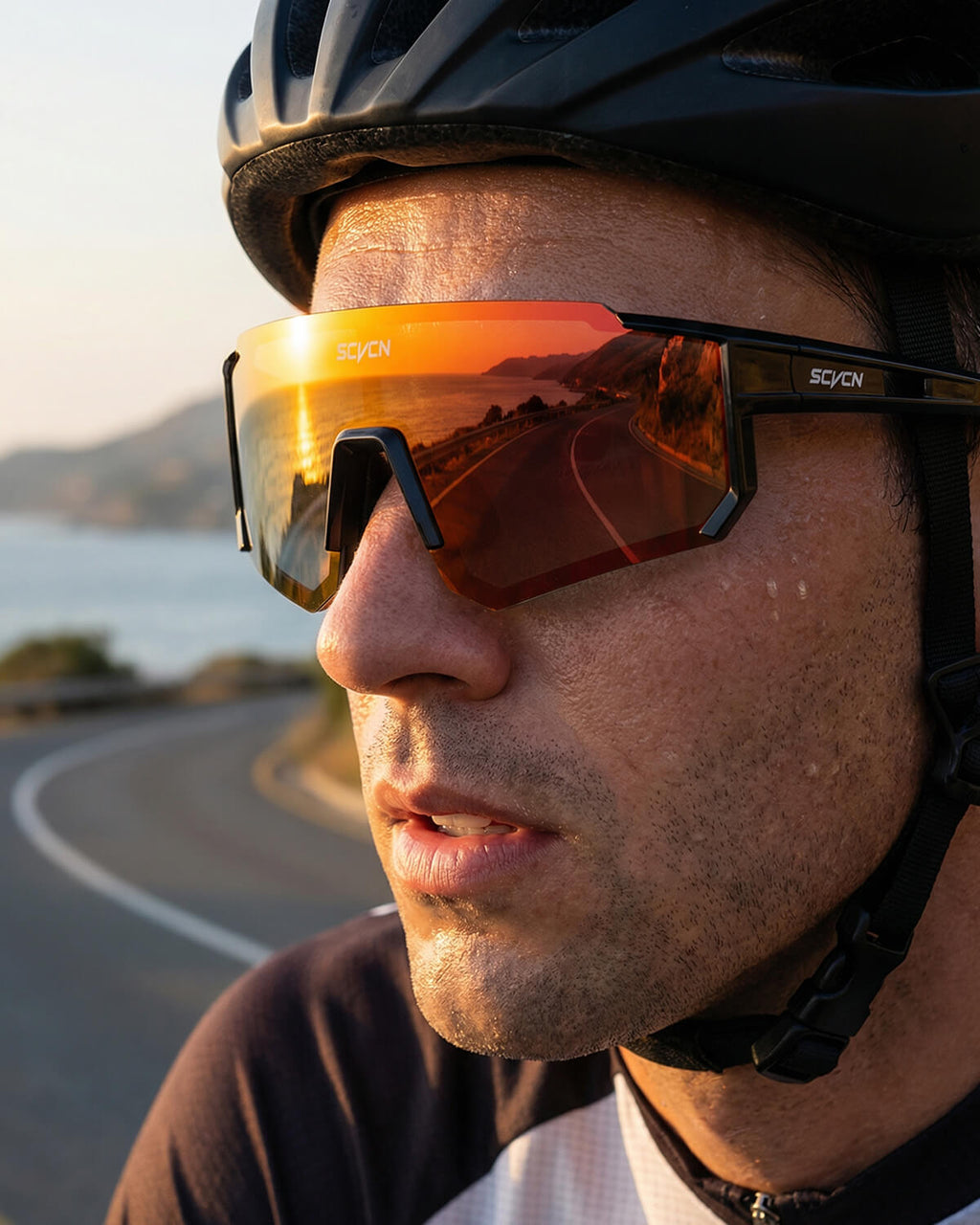 UV400 Shield Cycling Sunglasses with Wraparound Fit