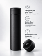 500ml Insulated Bottle with Digital Temperature Display
