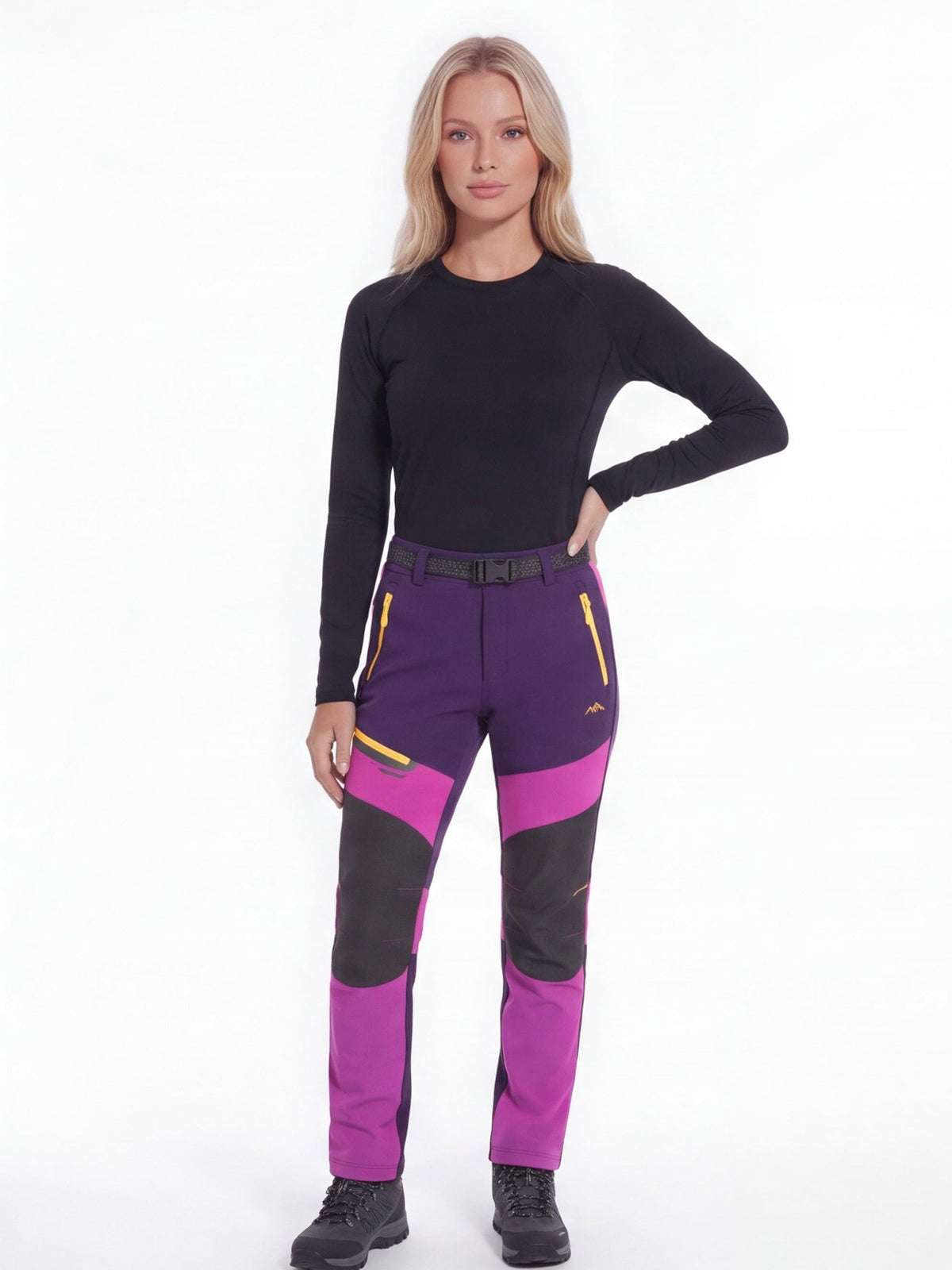 Women's Fleece-Lined Softshell Winter Pants
