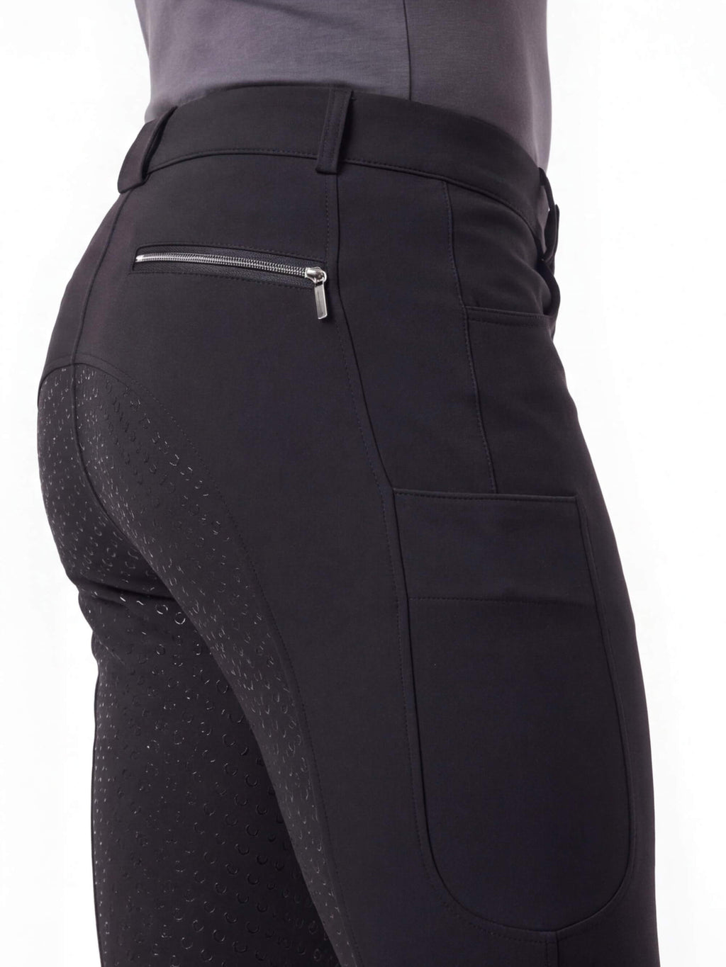 Men’s Equestrian Breeches with Full-Seat Grip and Phone Pocket