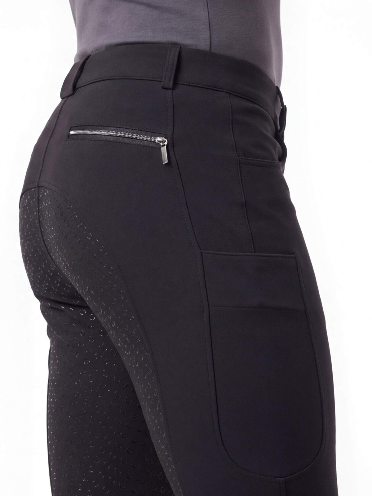 Men’s Equestrian Breeches with Full-Seat Grip and Phone Pocket