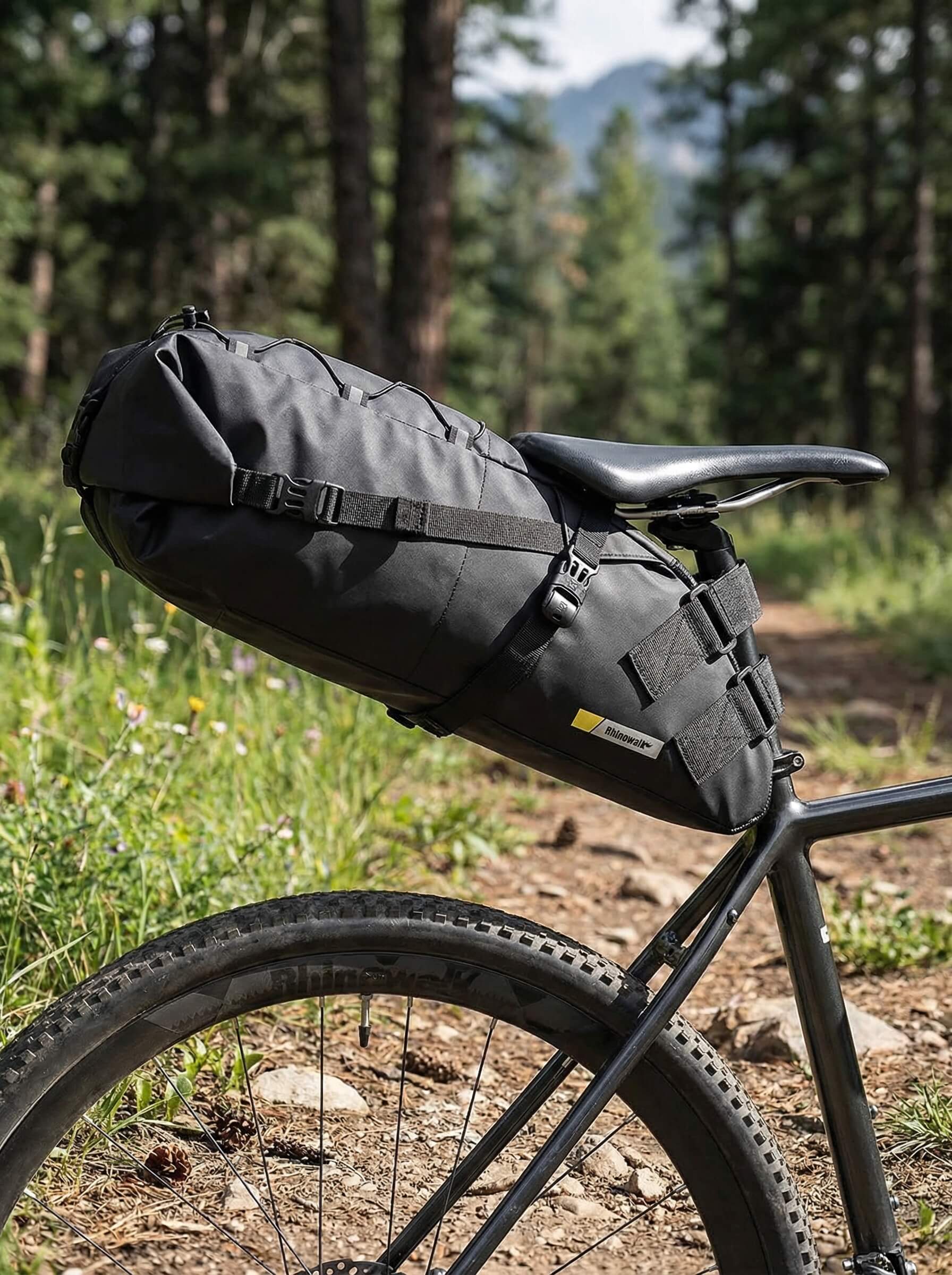 13L Waterproof Bike Saddle Bag with Stabilizer Bracket