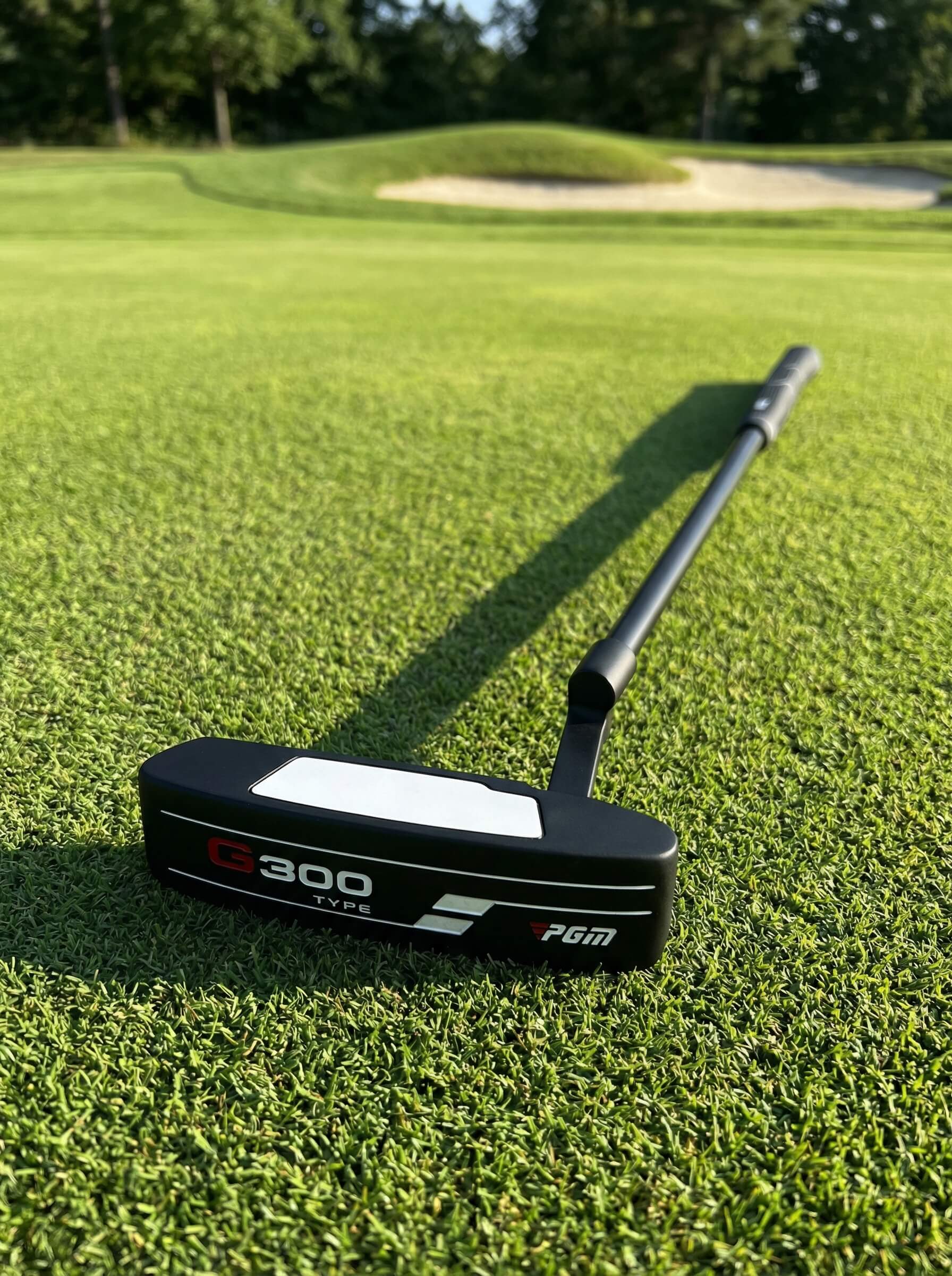 Men’s Golf Putter with Alignment Lines and Mallet Head