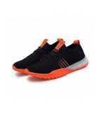 Gym Training Sneakers with Knit Upper and Cushioned Sole