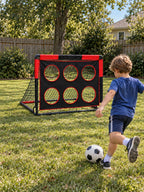 6-Hole Soccer Target Training Goal