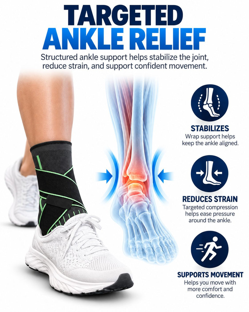 Adjustable Wrap Ankle Support