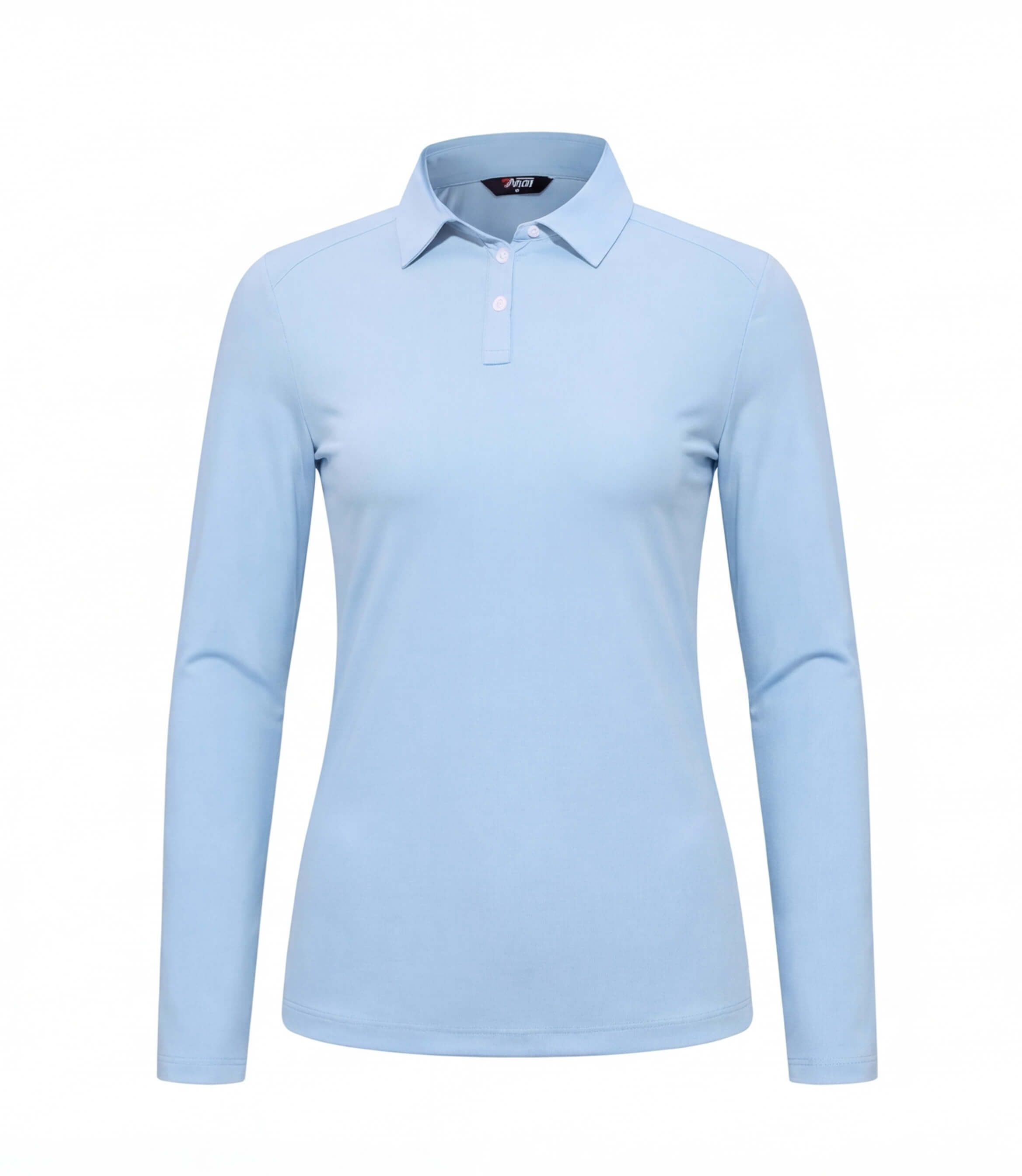 Women’s Long Sleeve Golf Polo with Half-Zip Collar