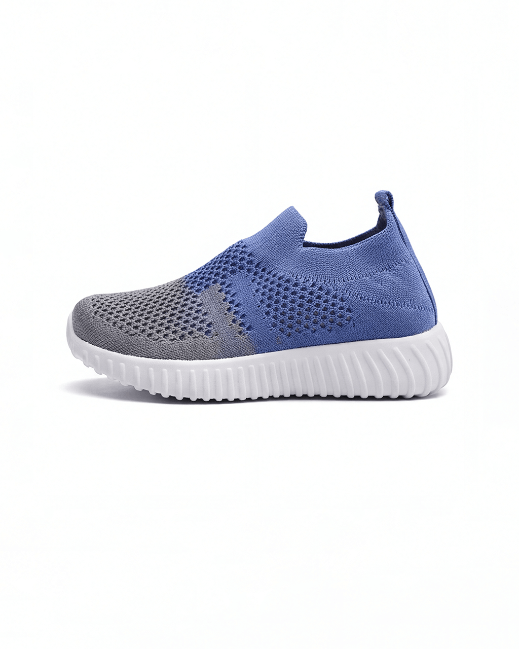 Kids Slip-On Running Sneakers with Breathable Knit Upper