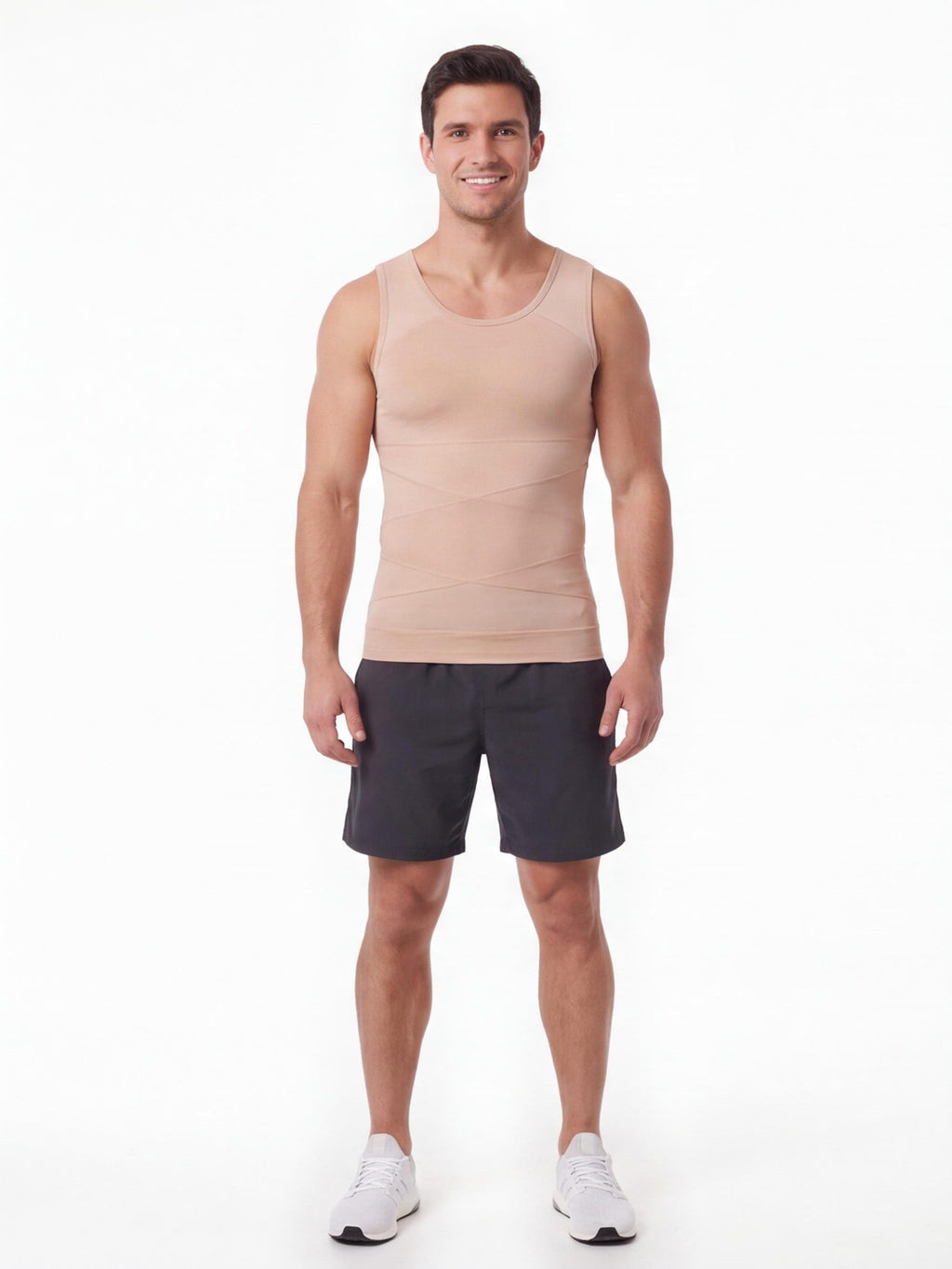 Men's Targeted Compression Tank with Mesh Ventilation