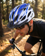 Cycling Helmet with Ventilated Shell and Visor